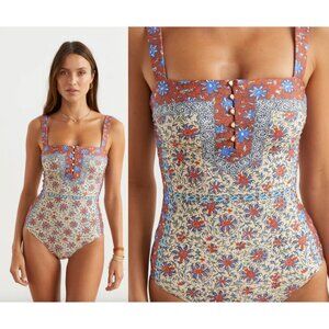 BOTEH Clementine Zoe One-Piece Boho Swimsuit M